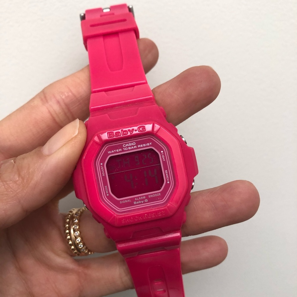 Pink Baby-G watch